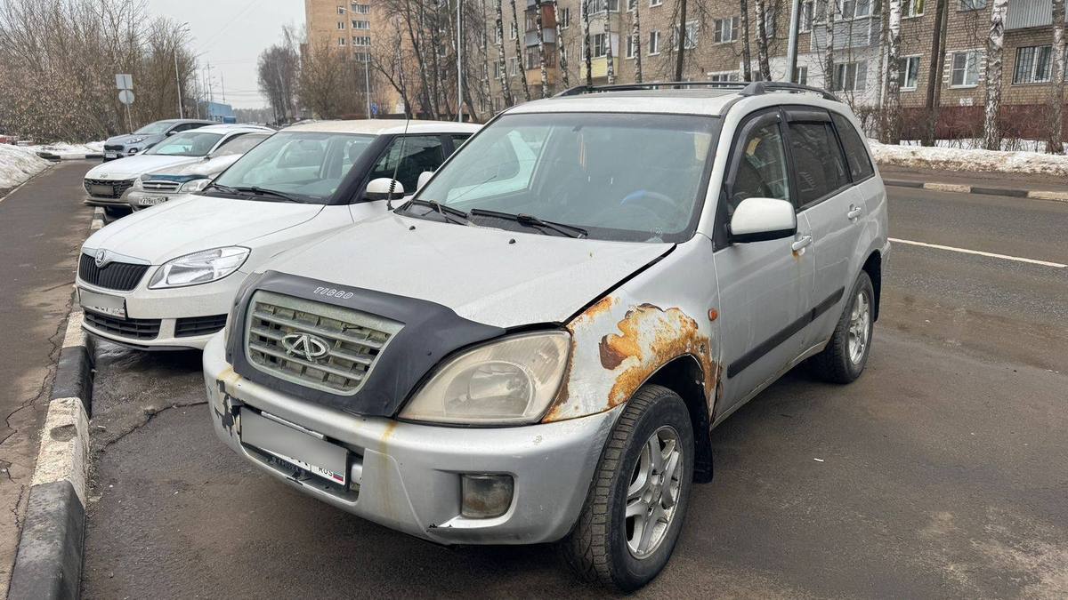 Купить Chery Tiggo (T11) I внедорожник 5 дв., 2007 года, цвет: Серый, за  130000 руб. в Санкт-Петербурге